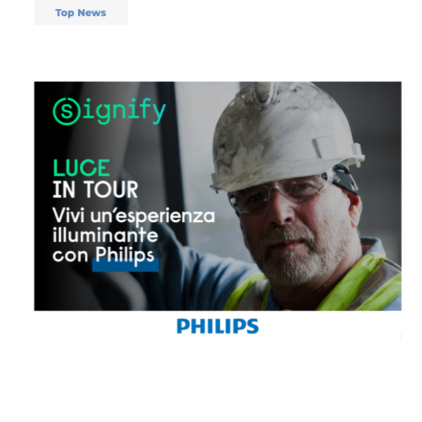 Signify - rinnovo partnership per Luce in Tour